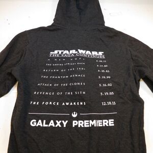 STAR WARS GALAXY PREMIERE FORCE AWAKENING HOODIE Thumb Sleeves SWEATSHIRT M